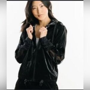 Zyia Active Midnight Gloss Bomber Jacket